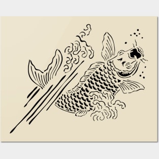 Koi Fish Posters and Art